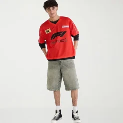 AEROPOSTALE Formula 1® Mens V Neck Short Sleeve Jersey