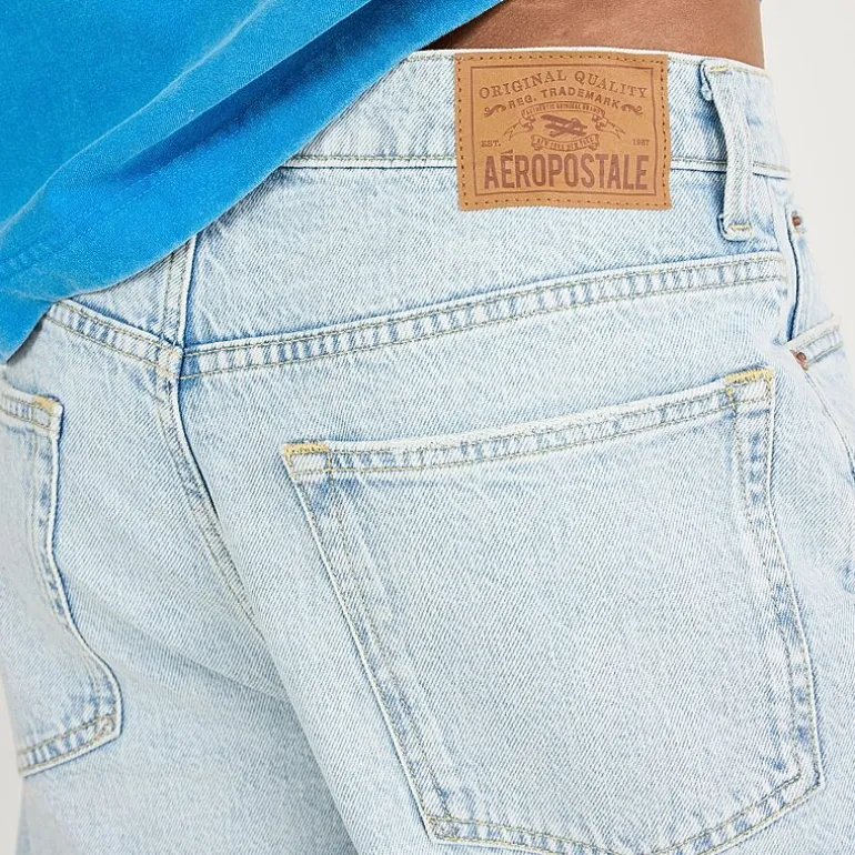 AEROPOSTALE Loose Fit Mens 9" Denim Short