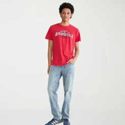 AEROPOSTALE Mens Crew Neck Short Sleeve Classic Fit Graphic T-Shirt