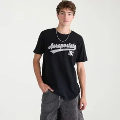 AEROPOSTALE Mens Crew Neck Short Sleeve Classic Fit Graphic T-Shirt