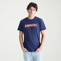 AEROPOSTALE Mens Crew Neck Short Sleeve Classic Fit Graphic T-Shirt