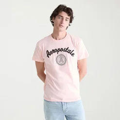 AEROPOSTALE Mens Crew Neck Short Sleeve Classic Fit Graphic T-Shirt