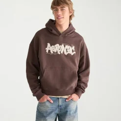AEROPOSTALE Mens Long Sleeve Fleece Hoodie