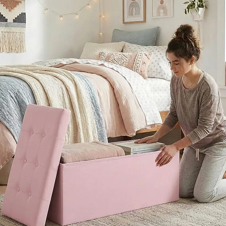 AEROPOSTALE Pink Storage Bench