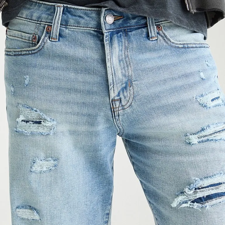 AEROPOSTALE Slim Fit Mens 9" Denim Short