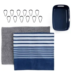 AEROPOSTALE Stripes 15-pc. BTC Shower Curtain Set