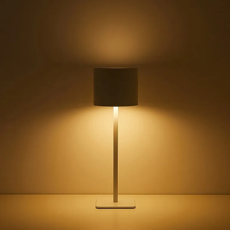 AEROPOSTALE White Stainless Steel Table Lamp