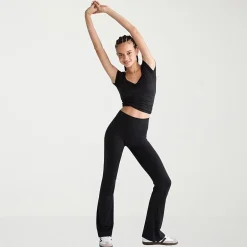 AEROPOSTALE Womens High Rise 32" Flare Juniors Full Length Leggings