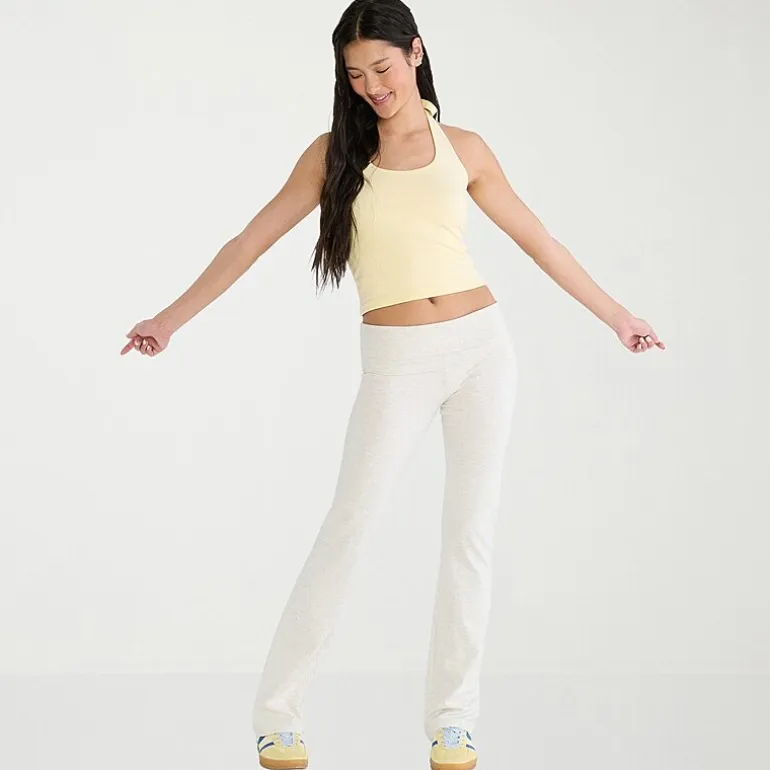 AEROPOSTALE Womens Juniors Bootcut Mid Rise Lounge Pant
