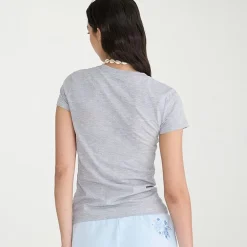 AEROPOSTALE Womens Juniors Crew Neck Short Sleeve Regular Fit Graphic T-Shirt