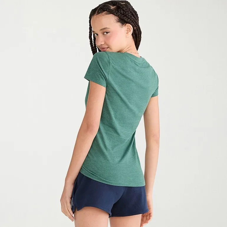 AEROPOSTALE Womens Juniors Crew Neck Short Sleeve Regular Fit Graphic T-Shirt