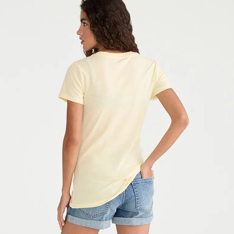 AEROPOSTALE Womens Juniors Crew Neck Short Sleeve Regular Fit Graphic T-Shirt