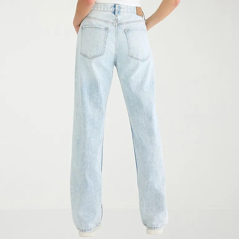 AEROPOSTALE Womens Juniors Highest Rise Relaxed Fit Jean
