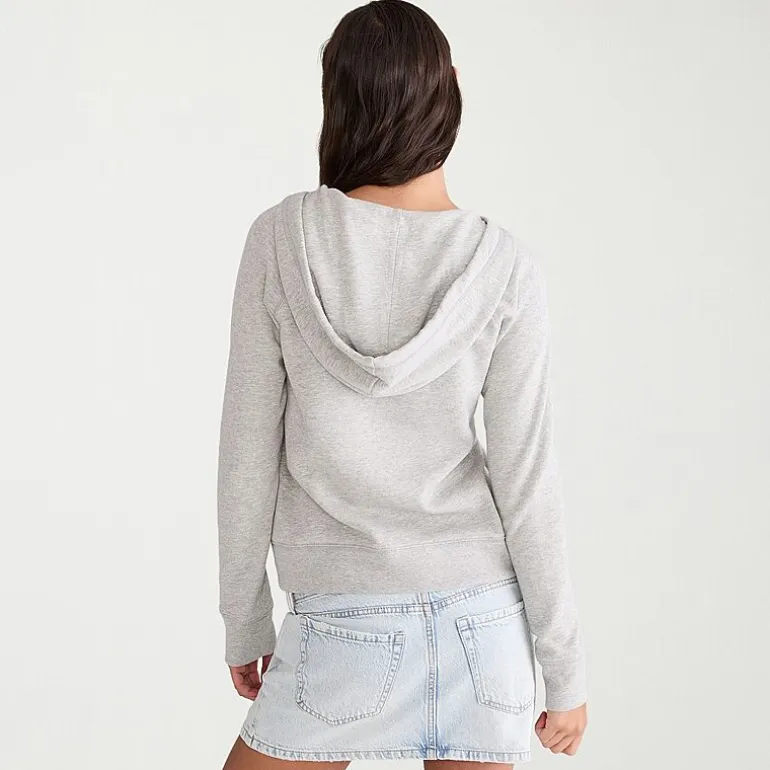 AEROPOSTALE Womens Juniors Long Sleeve Fleece Zipper Hoodie