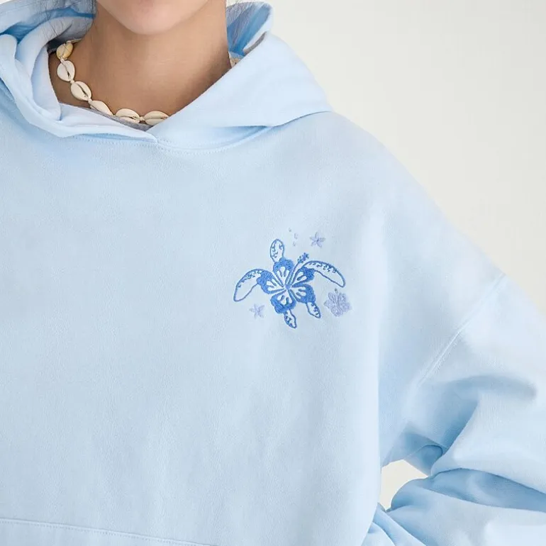 AEROPOSTALE Womens Juniors Long Sleeve Fleece Hoodie