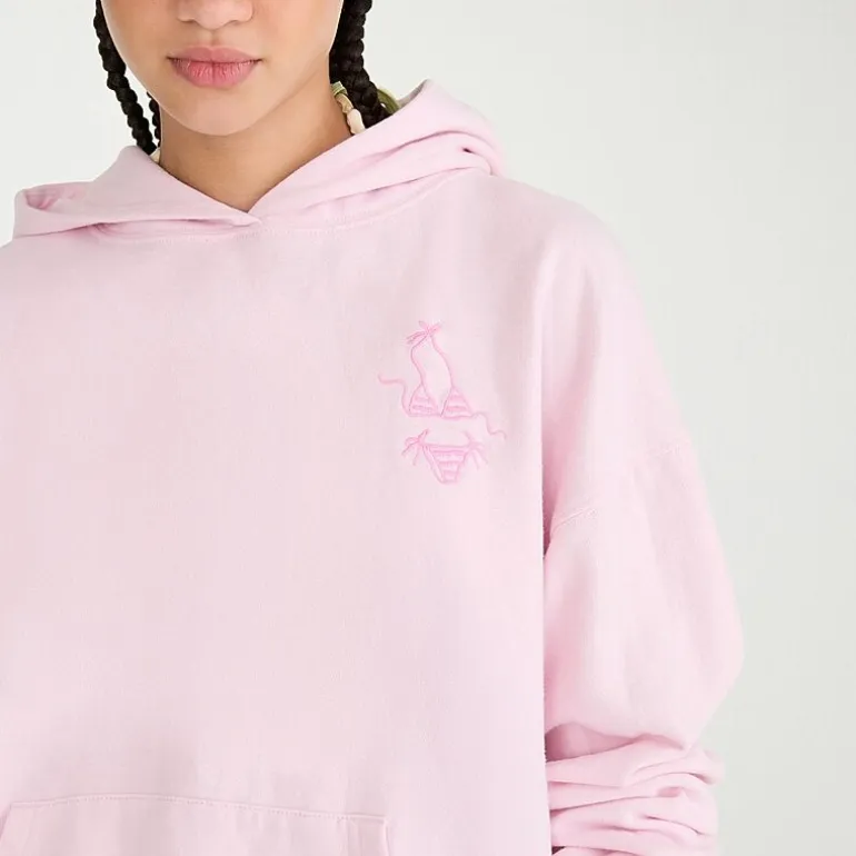 AEROPOSTALE Womens Juniors Long Sleeve Fleece Hoodie