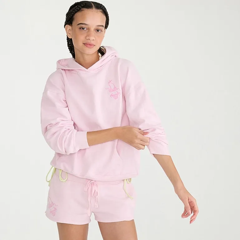 AEROPOSTALE Womens Juniors Long Sleeve Fleece Hoodie