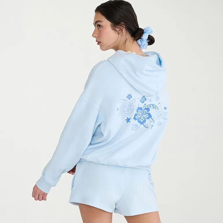 AEROPOSTALE Womens Juniors Long Sleeve Fleece Hoodie