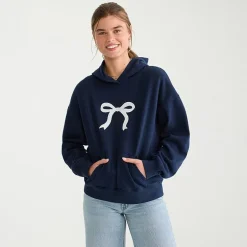 AEROPOSTALE Womens Juniors Long Sleeve Hoodie