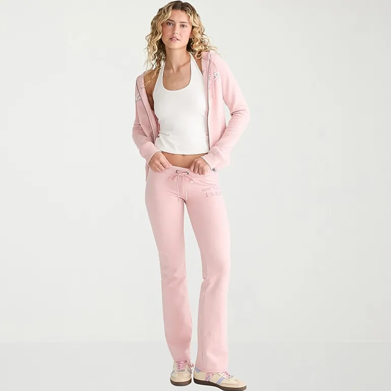 AEROPOSTALE Womens Juniors Low Rise Fleece Sweatpant