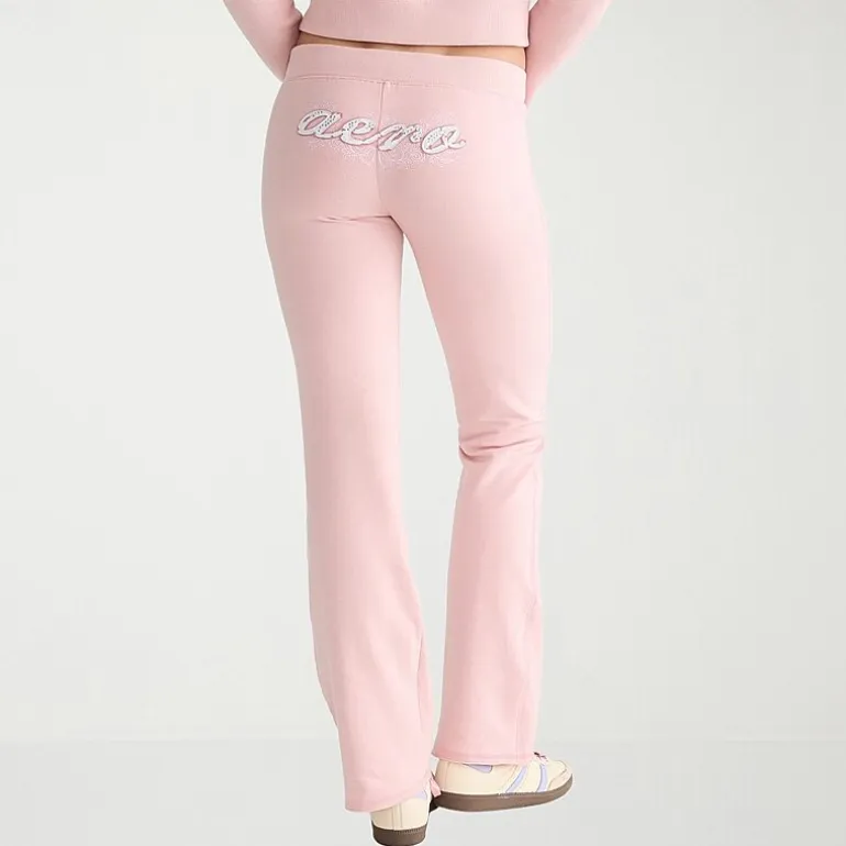 AEROPOSTALE Womens Juniors Low Rise Fleece Sweatpant