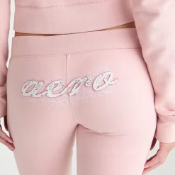 AEROPOSTALE Womens Juniors Low Rise Fleece Sweatpant