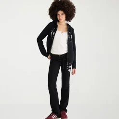 AEROPOSTALE Womens Juniors Low Rise Fleece Sweatpant