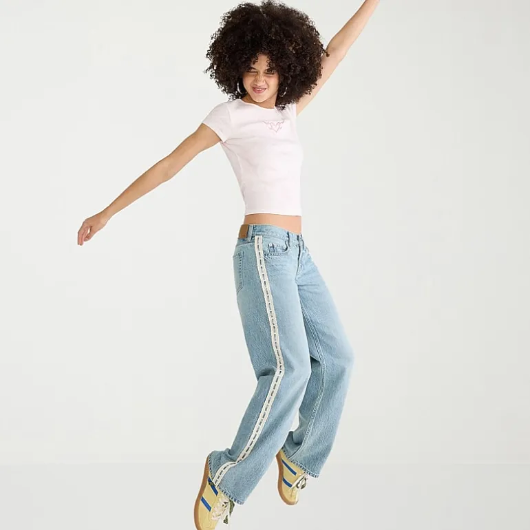 AEROPOSTALE Womens Juniors Low Rise Baggy Fit Jean