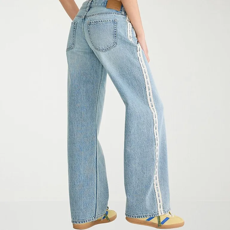 AEROPOSTALE Womens Juniors Low Rise Baggy Fit Jean