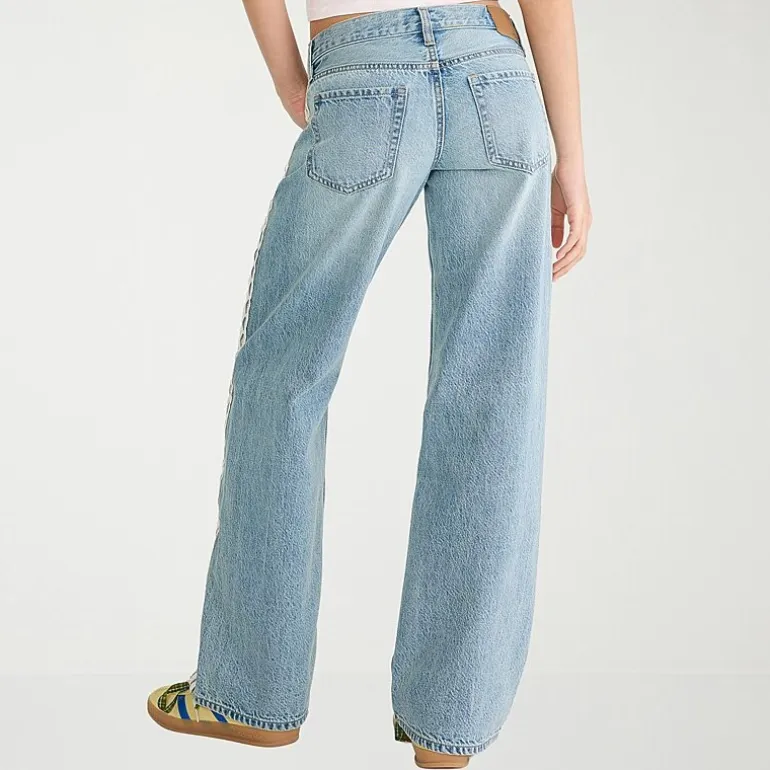 AEROPOSTALE Womens Juniors Low Rise Baggy Fit Jean