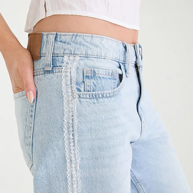 AEROPOSTALE Womens Juniors Low Rise Baggy Fit Jean