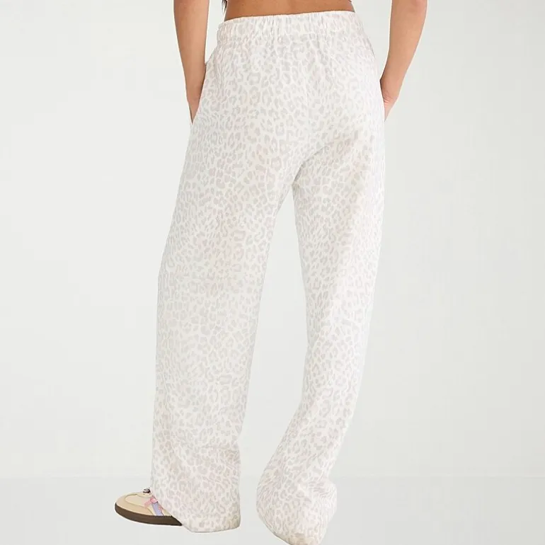 AEROPOSTALE Womens Juniors Straight Mid Rise Fleece Sweatpant