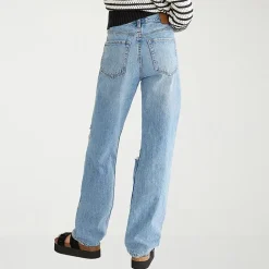 AEROPOSTALE Womens Juniors Short High Rise Baggy Fit Jean