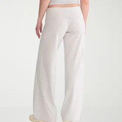 AEROPOSTALE Womens Juniors Wide Leg Mid Rise Lounge Pant