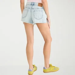 AEROPOSTALE Womens Mid Rise Juniors Denim Short