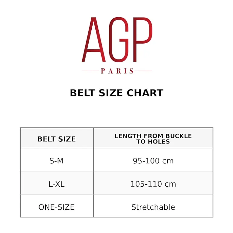 AGP PARIS Dark Brown Women's Belt