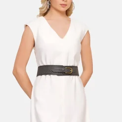 AGP PARIS Dark Gray Women's Belt