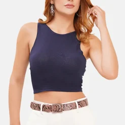 AGP PARIS Light Pink Snake Print Women's Belt