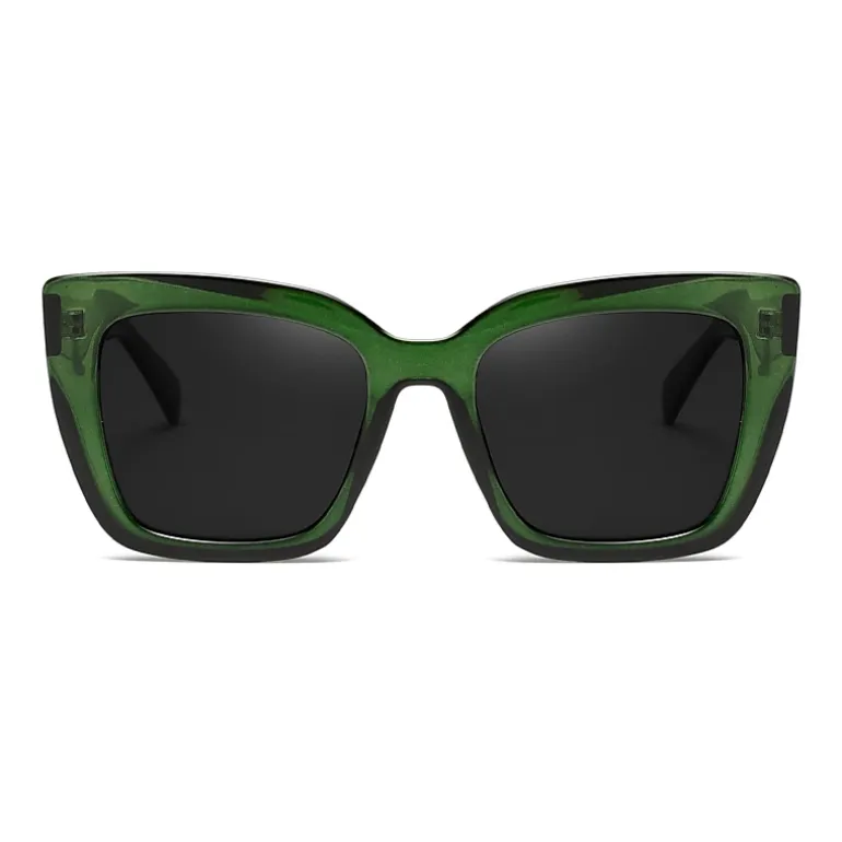 AGP PARIS Women's Bold Cat Eye Acetate Polarized Lens UV400 Sunglasses