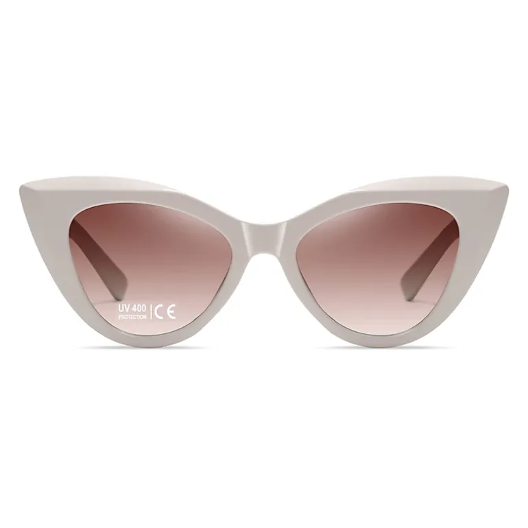 AGP PARIS Women's Cat Eye Acetate Polarized Lens UV400 Sunglasses