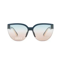 AGP PARIS Women's Clubmaster Acetate Gradient Lens UV400 Sunglasses