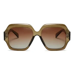 AGP PARIS Women's Retro Square Acetate Polarized Lens UV400 Sunglasses