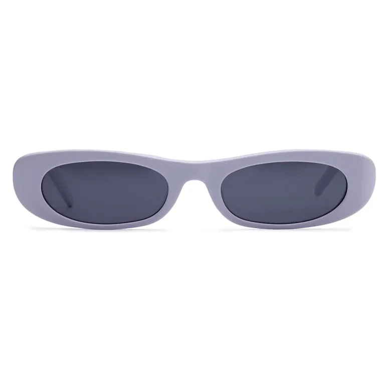 AGP PARIS Women's Sleek Oval Micro Acetate Polarized Lens UV400 Sunglasses