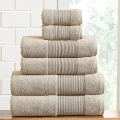 Aircloud 6-pc. Quick Dry Solid Bath Towel Set