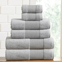 Aircloud 6-pc. Quick Dry Solid Bath Towel Set