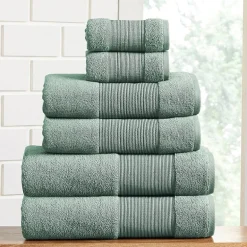 Aircloud 6-pc. Quick Dry Solid Bath Towel Set