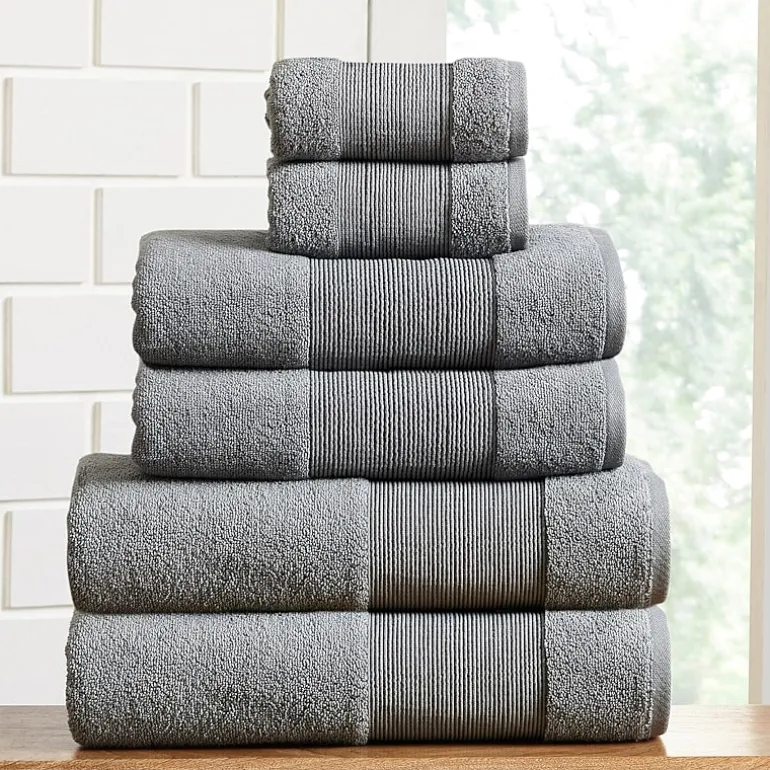 Aircloud 6-pc. Quick Dry Solid Bath Towel Set
