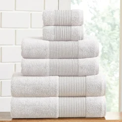 Aircloud 6-pc. Quick Dry Solid Bath Towel Set