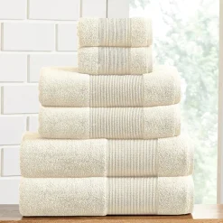 Aircloud 6-pc. Quick Dry Solid Bath Towel Set
