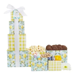 Alder Creek Lemon Blooms Tower Easter Food Set